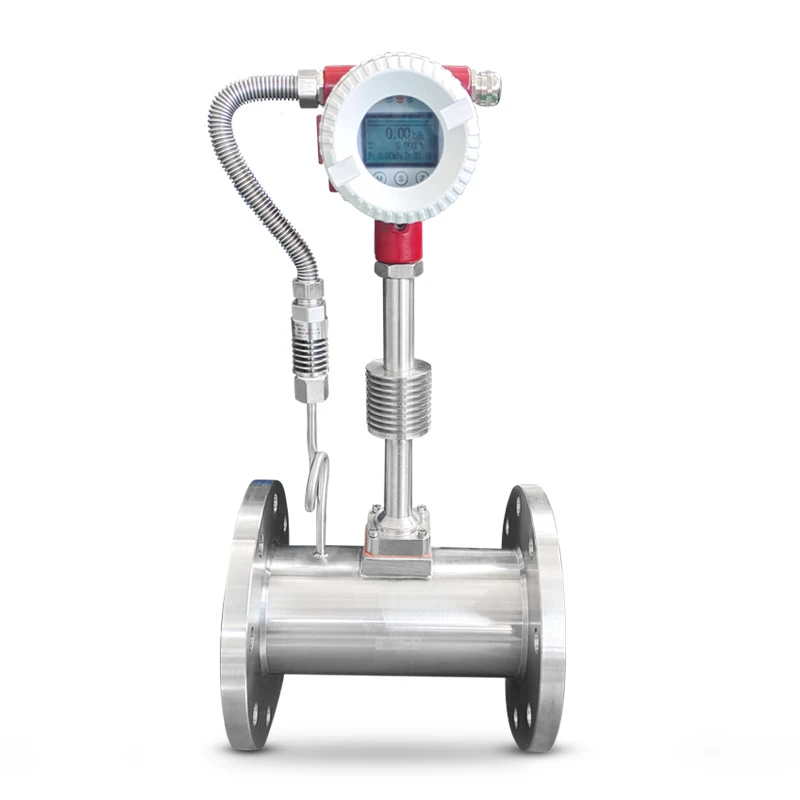 RS485 heated pulse output heated new steam lpg precession vortex flowmeters flow meter