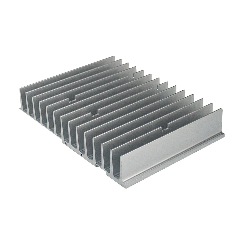 80W Custom Extruded LED Lamp Light Amplifier Anodize Customized CNC Machining Extrusion Heatsink