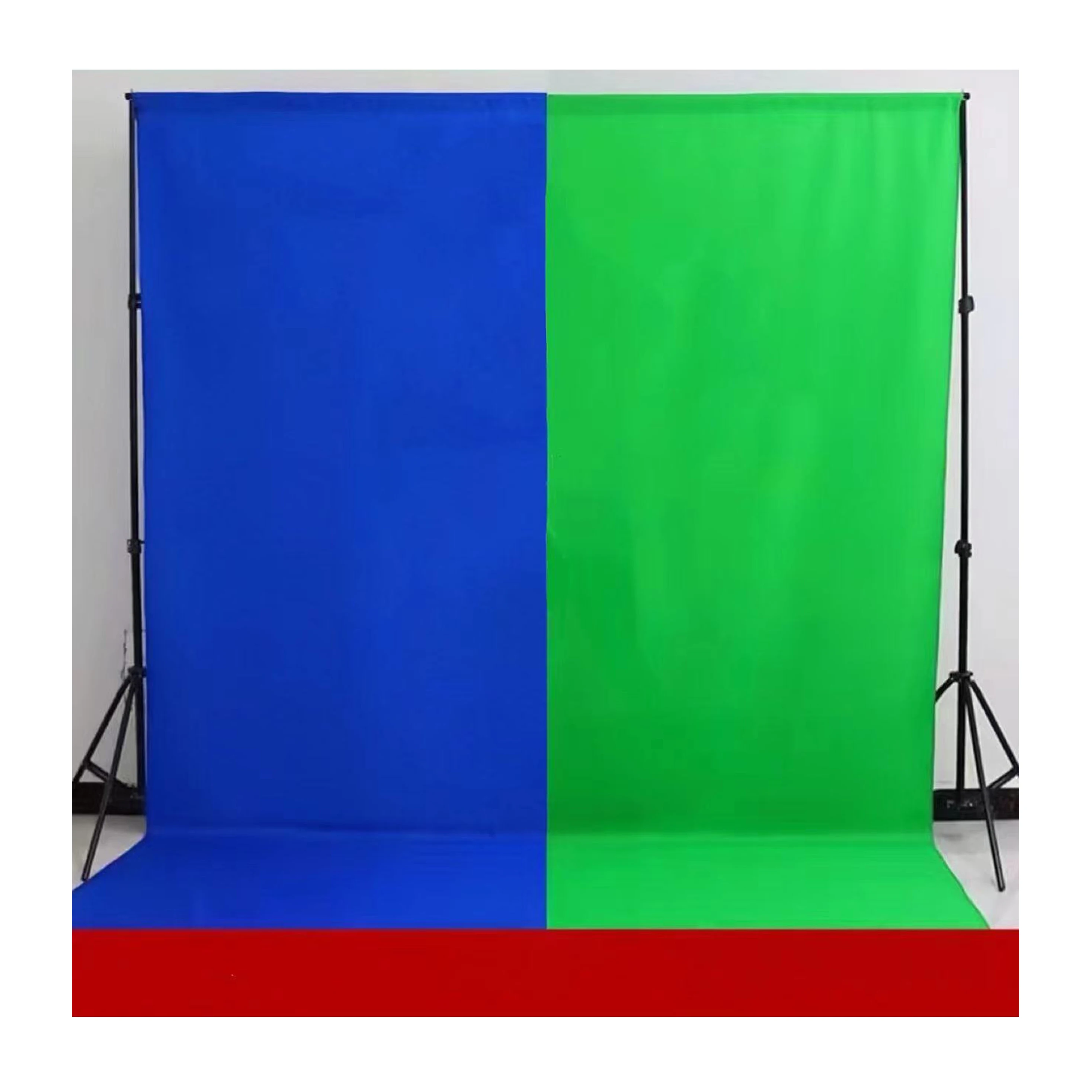 Photo Studio Accessories Green Screen Kit 3x3m Photography Backdrop With Stand Chromakey Green Screen Cloth