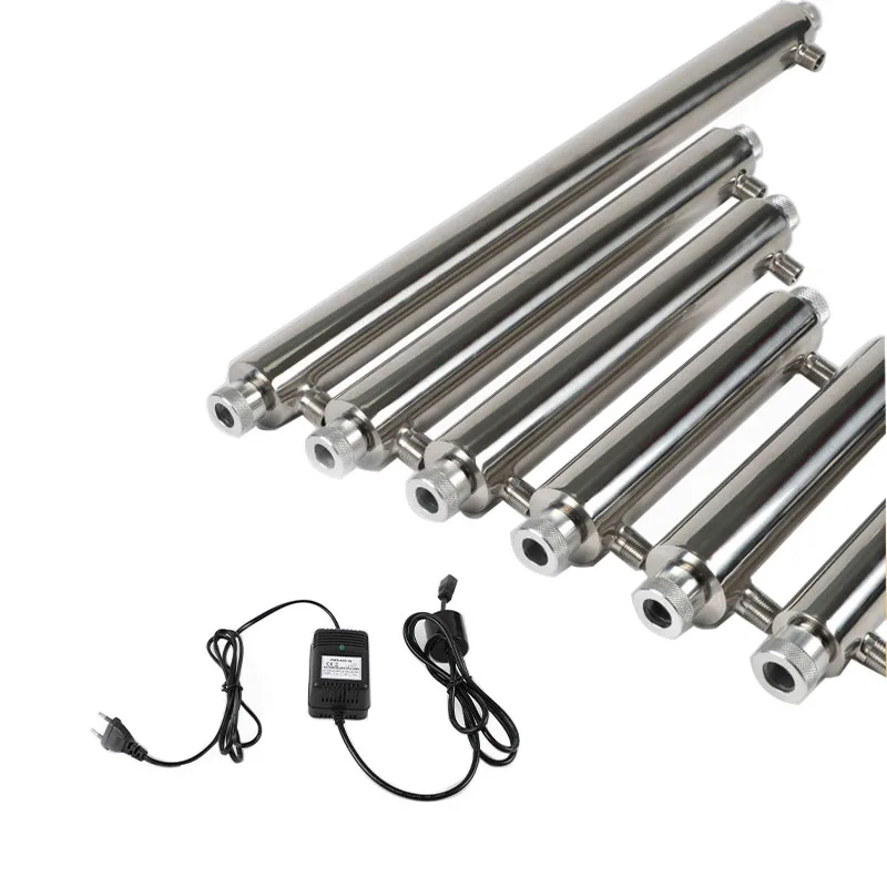 UV Water Filter 55W Ultraviolet Disinfection Light UV Water Purifiers 12GPM UV Lamp Quartz Sleeve Included