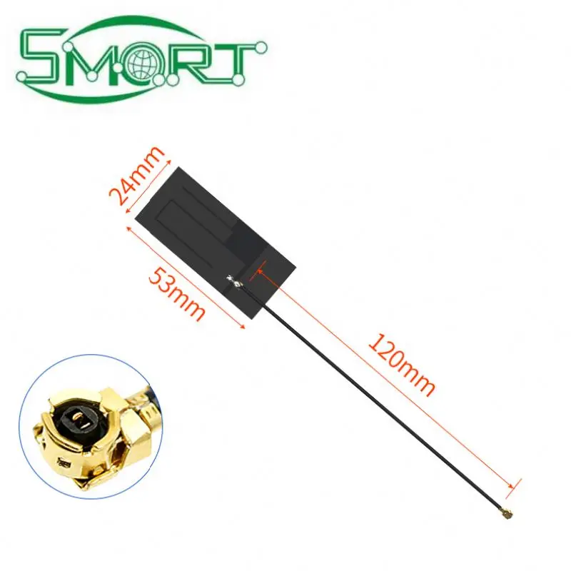 2G 3G 4G LTE 5dBi size 21* 81mm wire length 120mm frequency 698-2700mhz IPEX PCB FPC built-in antenna