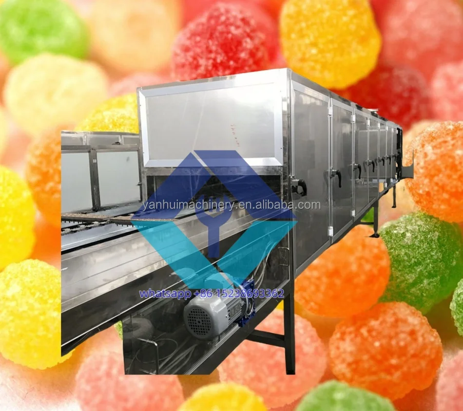 Sugar candy lollipop making machine for small business hard candy gummy production equipment