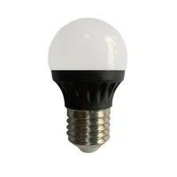LED bulb lights 3W black globe bulb with ic driver 220-240vac E27/B22
