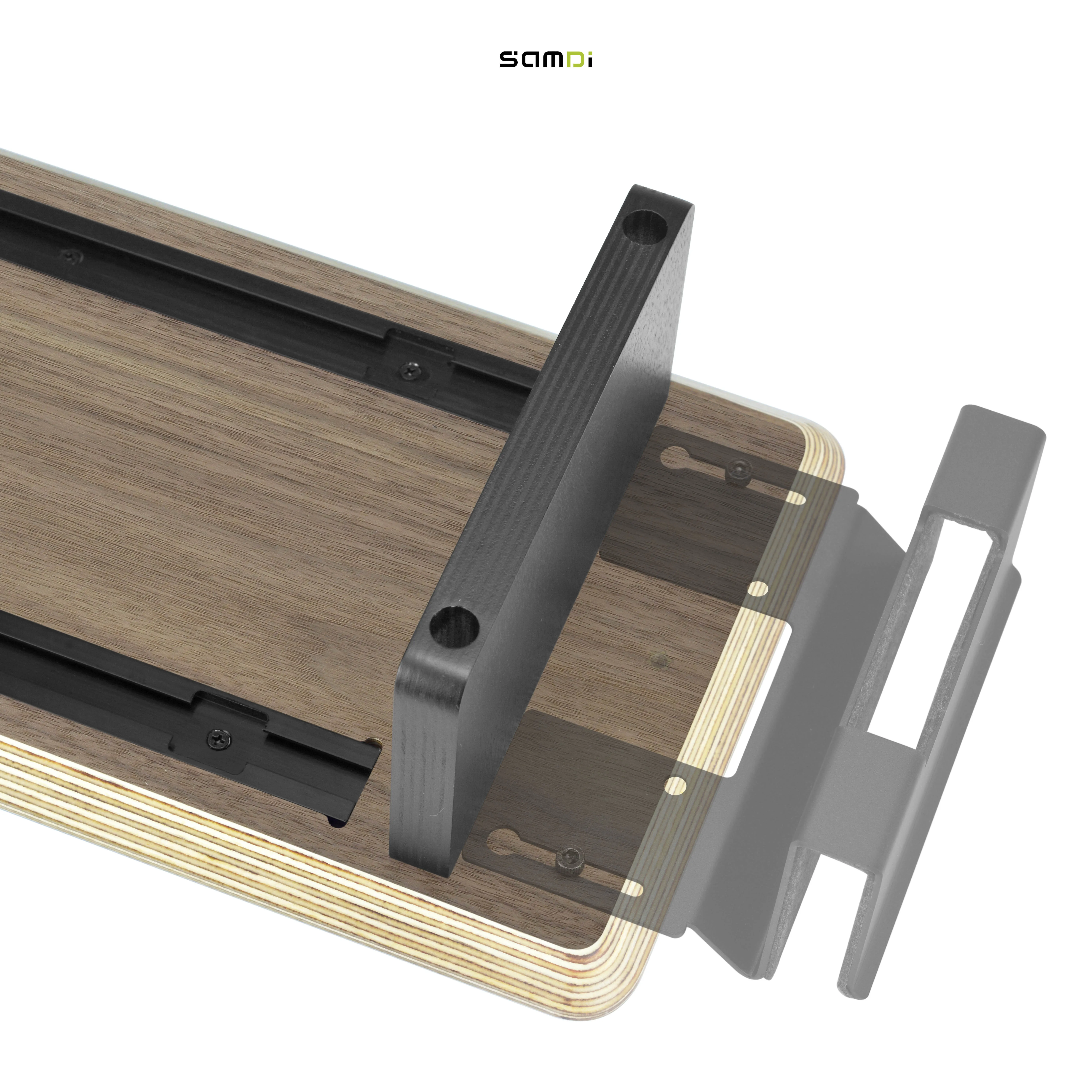 2024 New High Quality Walnut Wood Monitor Stand Organized Storage Multi Functional Desktop Organizer