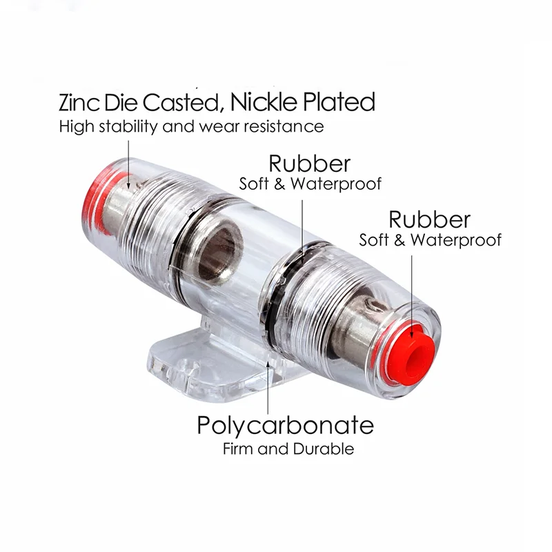 High Quality 40 amp fuse holder automotive zero gauge fuse holder 6 amp inline fuse