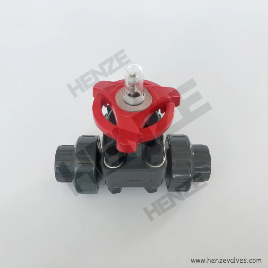 Plastic UPVC, CPVC, PPH, PVDF, FRPP Threaded Diaphragm Valve