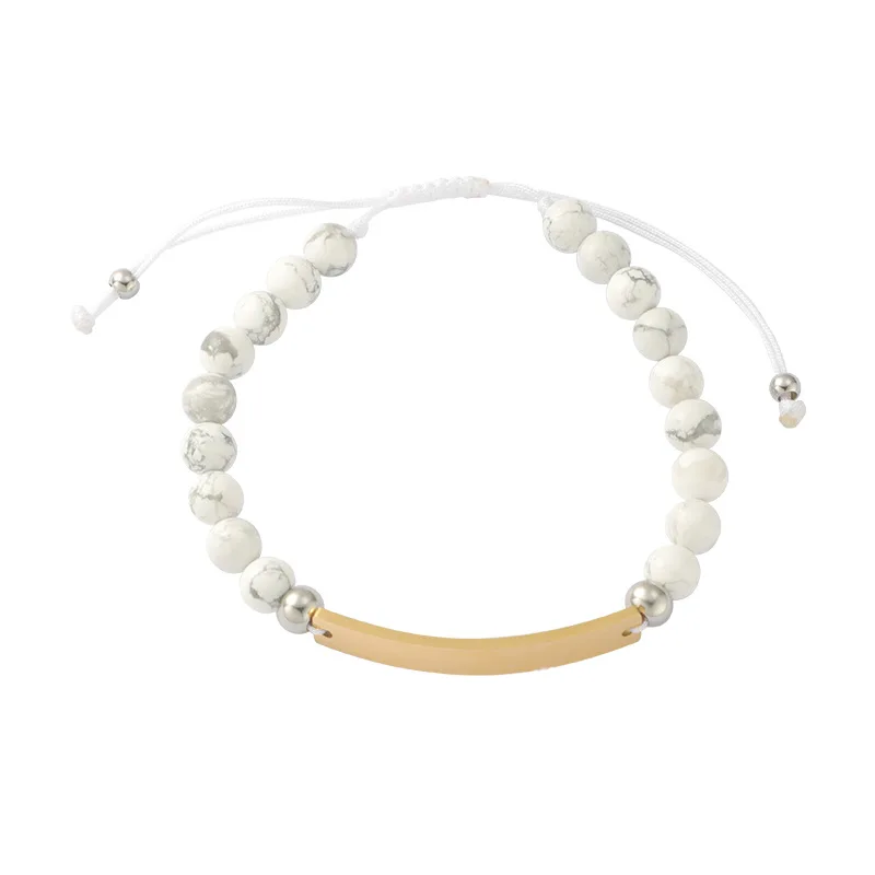 Fashion Wholesale Adjustable size Bracelets Jewelry Stainless Steel Bangle DIY Bead Handmade Bracelet for Men Women