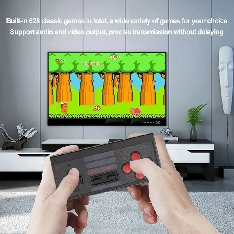 Wholesale new  updated U-BOX 628 video Games console Classic Mini for NES Retro Console 4K Dongle