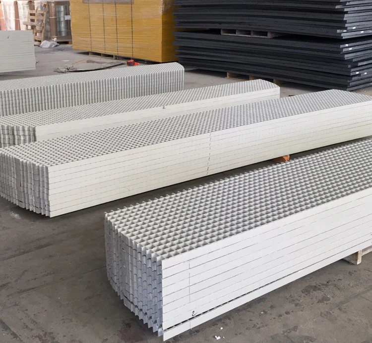 corrosion resistant fiberglass decking floor with heavy load bearing frp decking big span grating