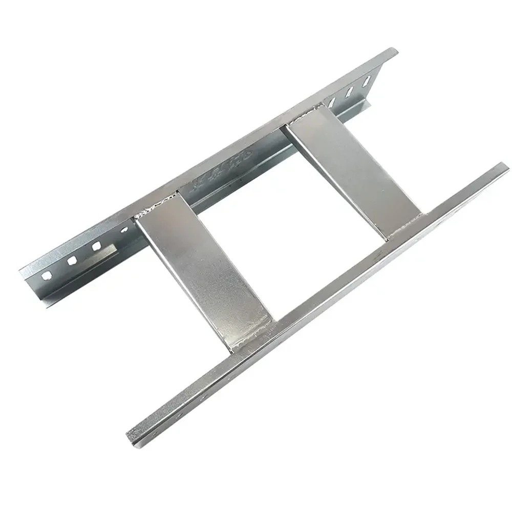 Strong Not Easy To Deform High Standard Solid Bridge Custom Metal Galvanized Cable Ladder Tray