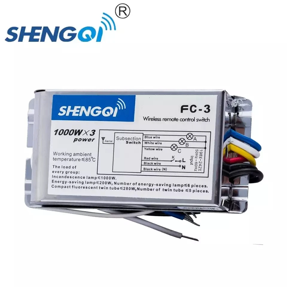 Универсальный умный беспроводной пульт дистанционного управления потолочным вентилятором 240 В ABS RF