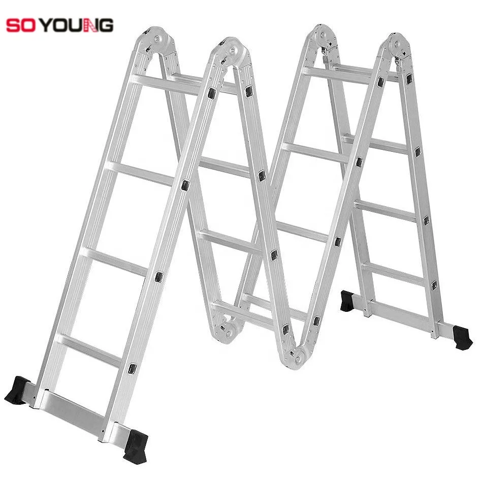 Multi-Purpose Ladder For Construction Safe  Portables Ladders Folder