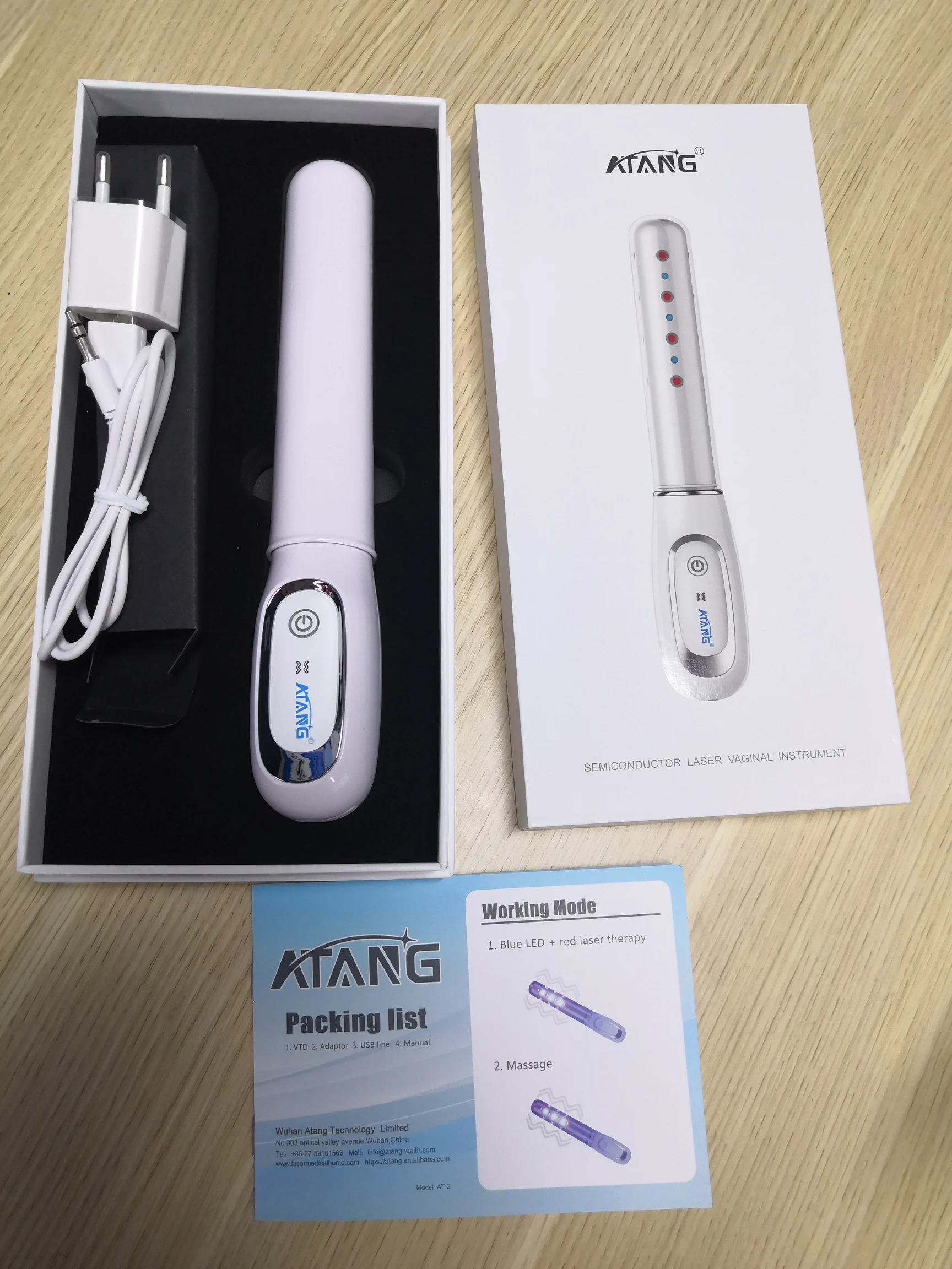  Anti bacterial Laser Therapy Vaginal Tightening machine And Rejuvenation Wand For Cervical Erosion