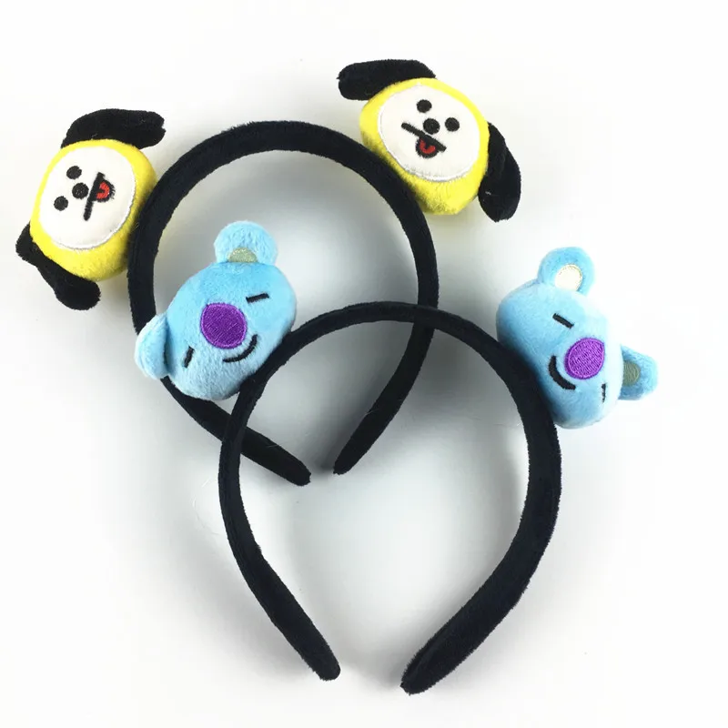 Korean Hair Accessories Cute Doll Cartoon Plush Animal Headband Internet Celebrity Cute Rabbit Selfie Watch Show Headband