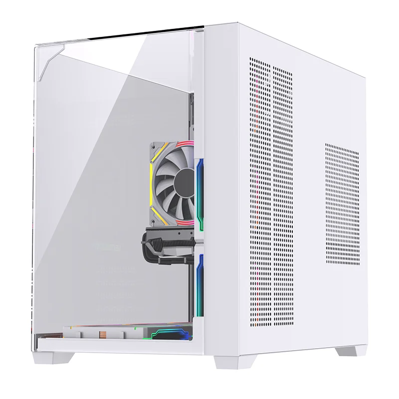 LOVINGCOOL New Design Full Tower ATX Gaming CPU Case Tempered Glass PC Case Mini ITX PC Computer Cases Chassis