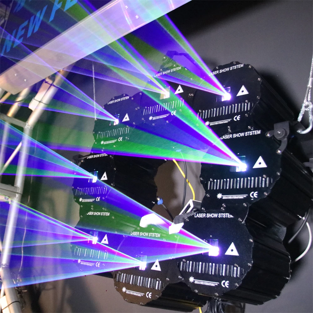 P1 Series Dmx Indoor Full Color Analog Stage Lazer Show Price 3w 5w 8w ILDA RGB Laser Light for Disco DJ Party Night Club