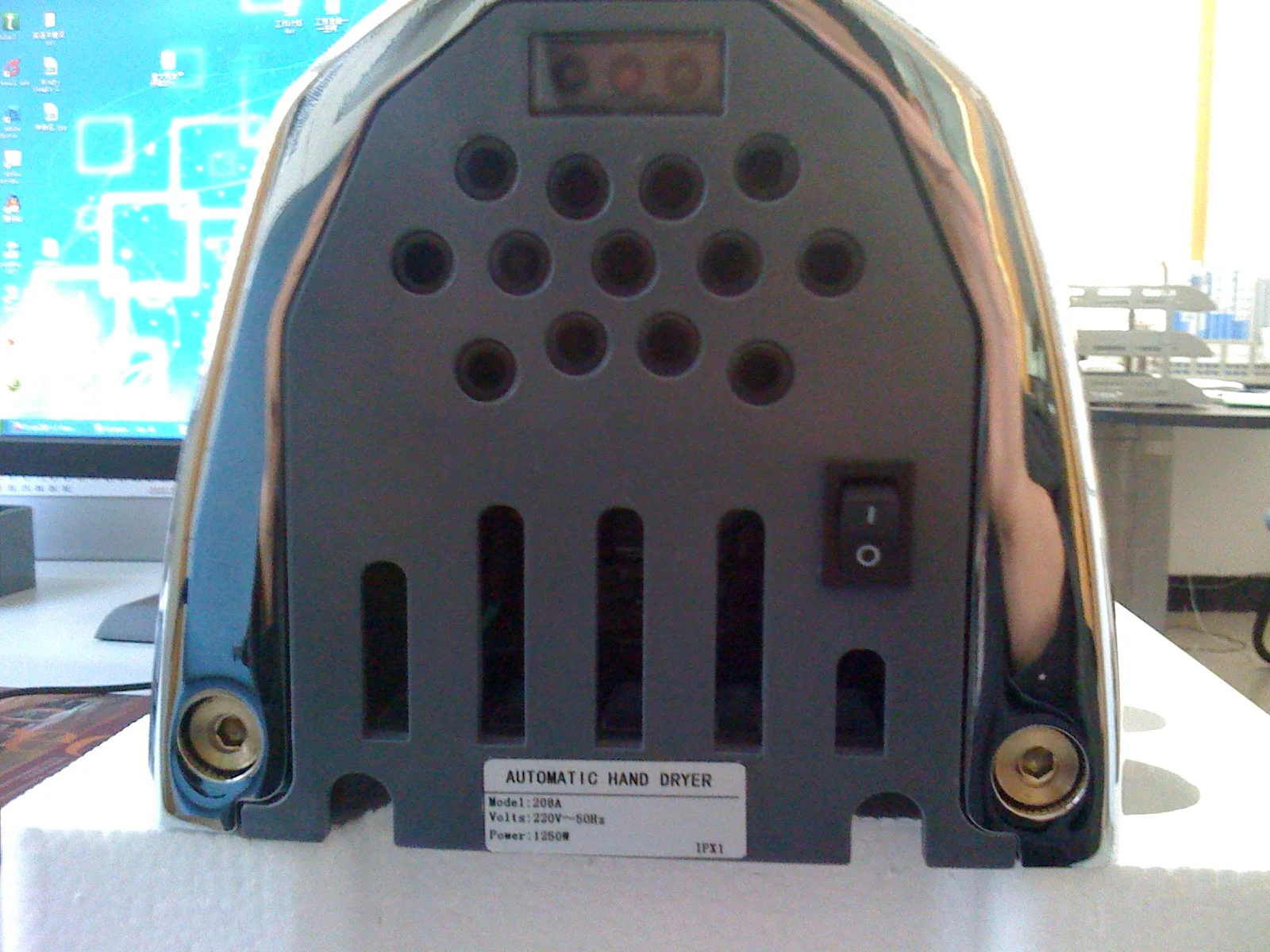 High Speed Metal Cover Automatic Hand Dryer