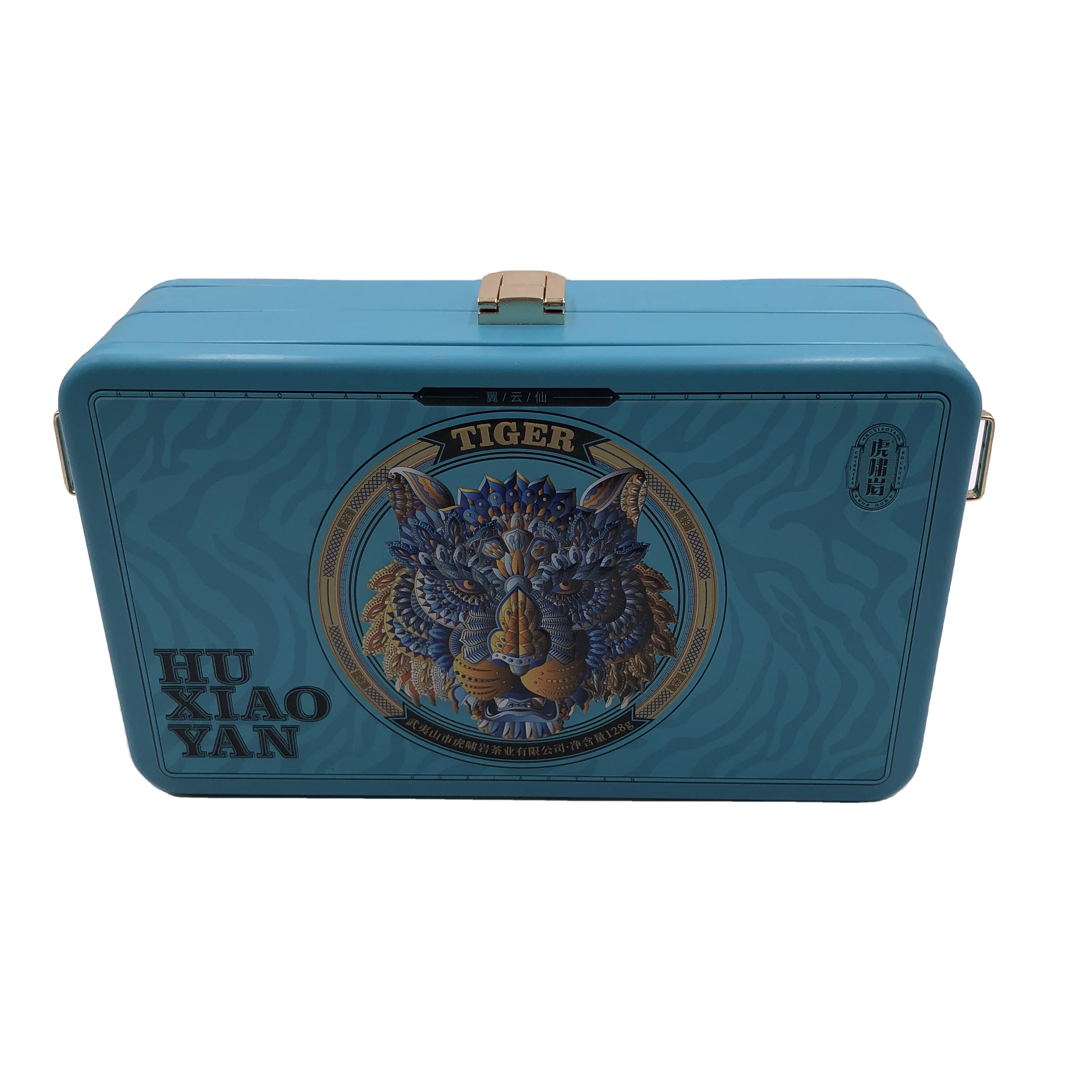 New Design Recycleable Reusable Empty Metal Candy Packing Travel Tin Gift Box