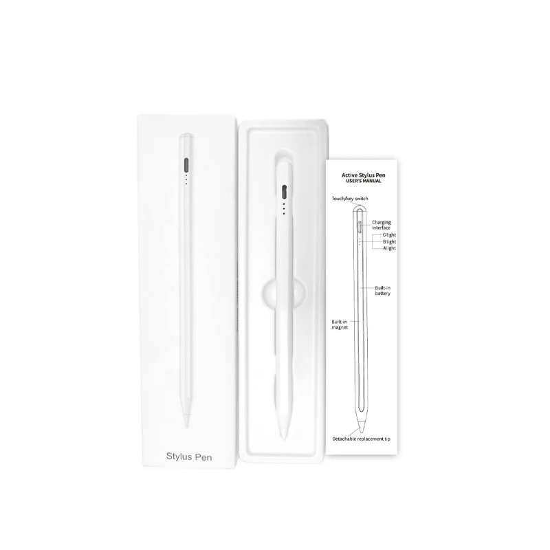 Magnetic Stylus Pen For Ipad Soft Tablet Tab Apple 9 S Touch Screen With Palm Rejection Active Surface Drawing Pencil Stylish Sw
