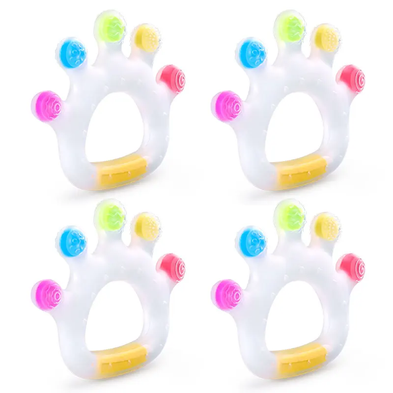 Wholesale Bpa Free Custom Safety Baby Toy Crown Silicone Teether