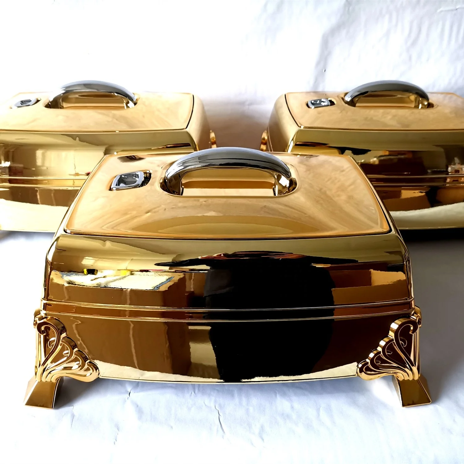 Countertop Hot Pot Food Warmer Display Casseroles Cookwares Set Lunch Box