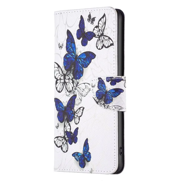 BF Pattern Printing flower magnetic clasp Leather mobile phone case bag for iPhone 14 luxury phone case