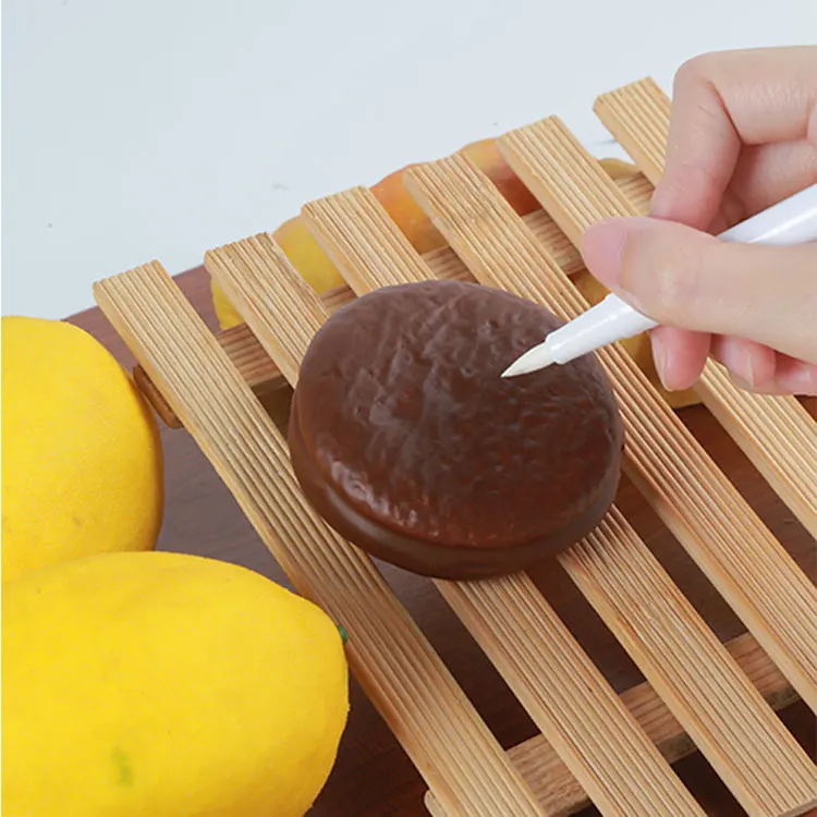 Заводская распродажа различные белые пищевые маркеры с тонким наконечником цветная чернильная ручка для