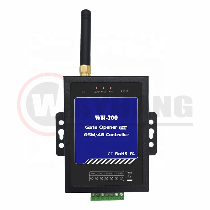 Newest GSM Gate Opener Replace RTU5024 GSM Mobile Phone Access Controller Remote Control Switch SMS Door Control WH-200