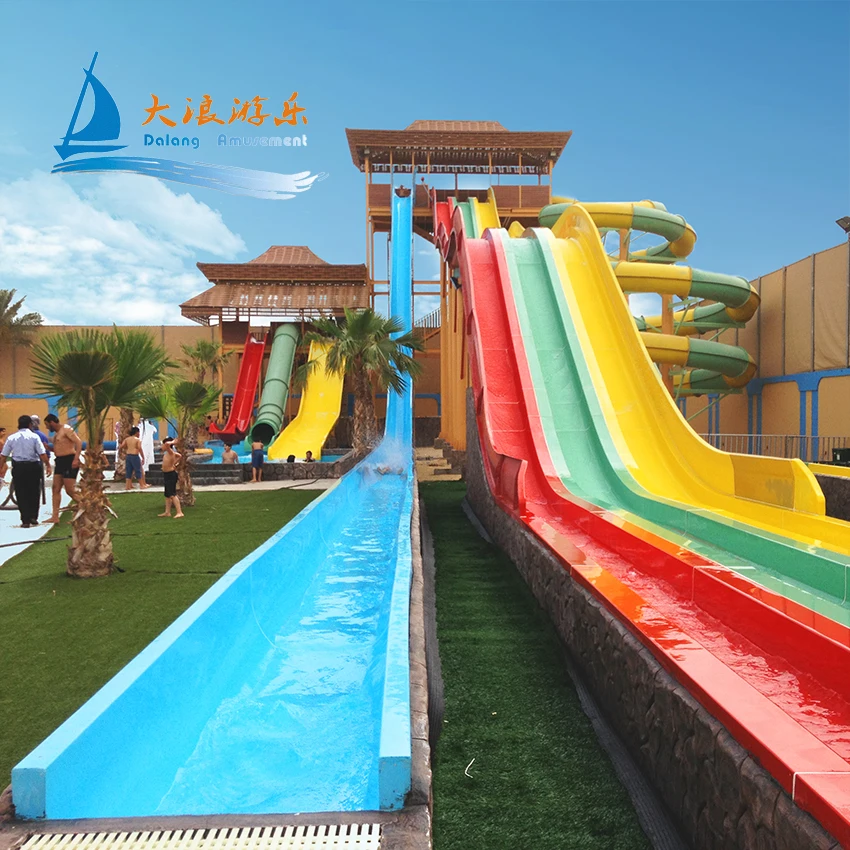  Rainbow Crazy Theme Fiberglass Advanced Technology Commerical Adults Slide Park Water Quality CN;GUA DL-181 by Sea