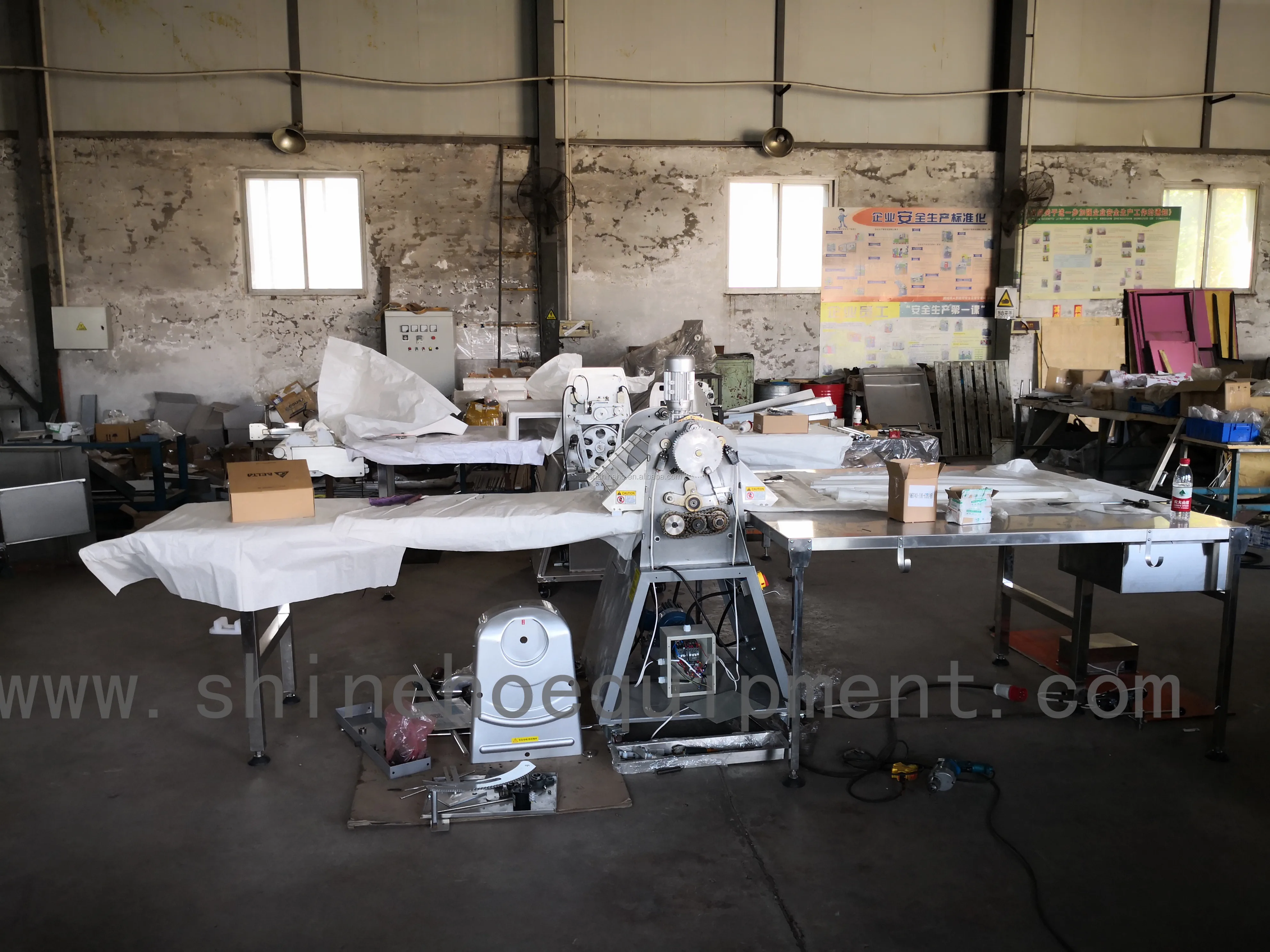 5 Blades Croissant Dough Dividing Cutting Machine Croissant Forming Machine