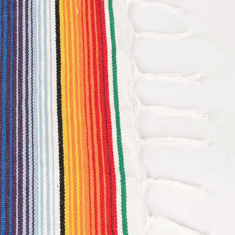 Fashionable Outdoor Camping Picnic Mats Yoga Towel Pilates Blankets Handwoven Mexican Cotton Yoga Blanket Beach Throw