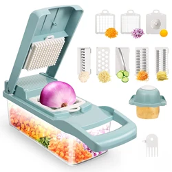 2023 Top Selling Products Stainless Steel 8 Blades Potato Onion Food Chopper Mandoline Vegetable Slicer