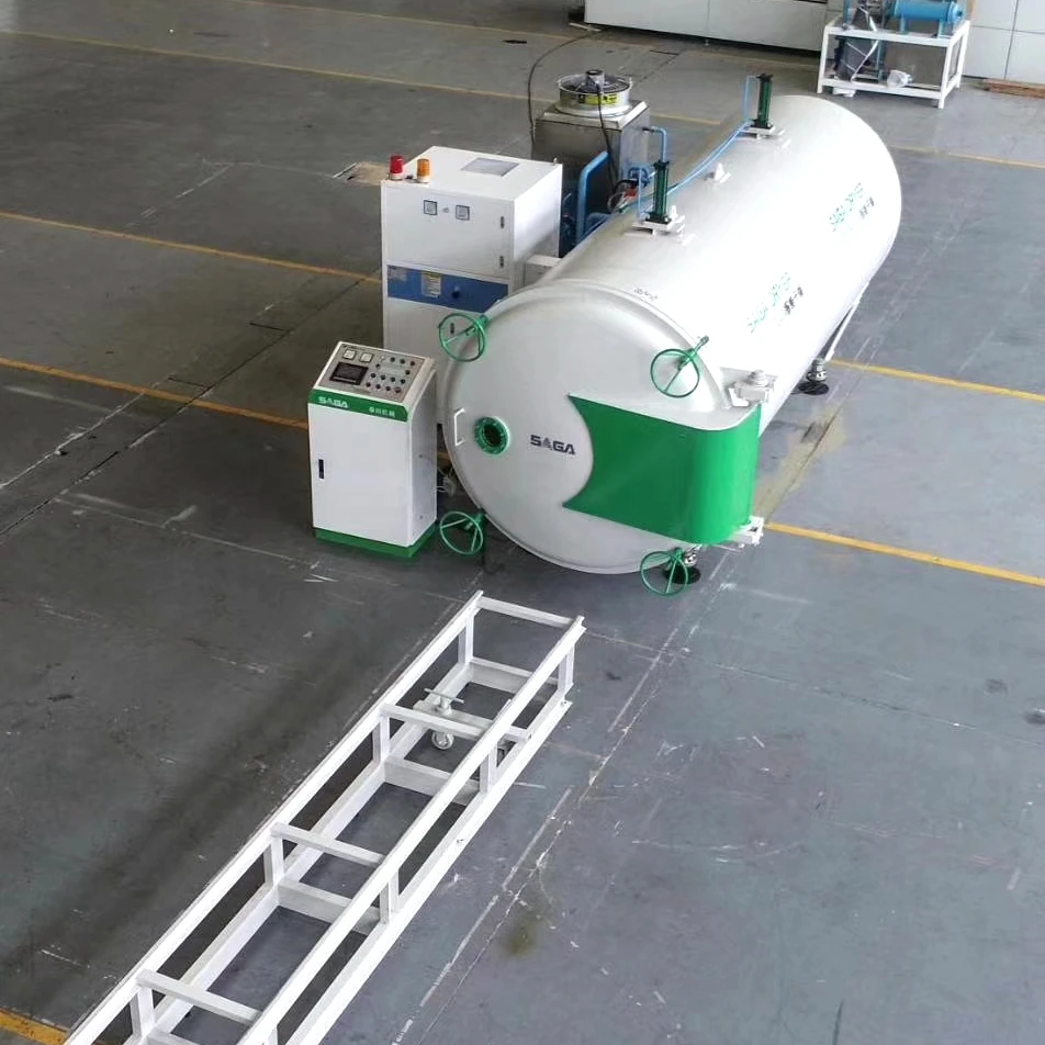 Radio Frequency Wood Veneer Dryer Machine RF Vacuum Drying Kiln For Sale