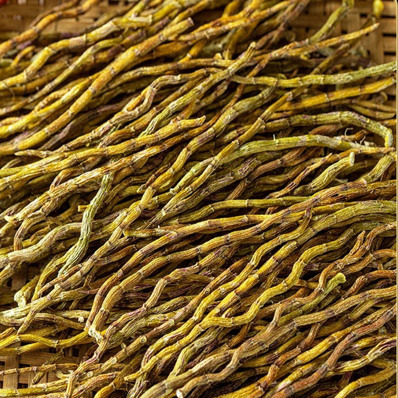 Anhui Factory Supply Dried Dendrobii Caulis Shi Hu Tiao Dendrobium Officinale