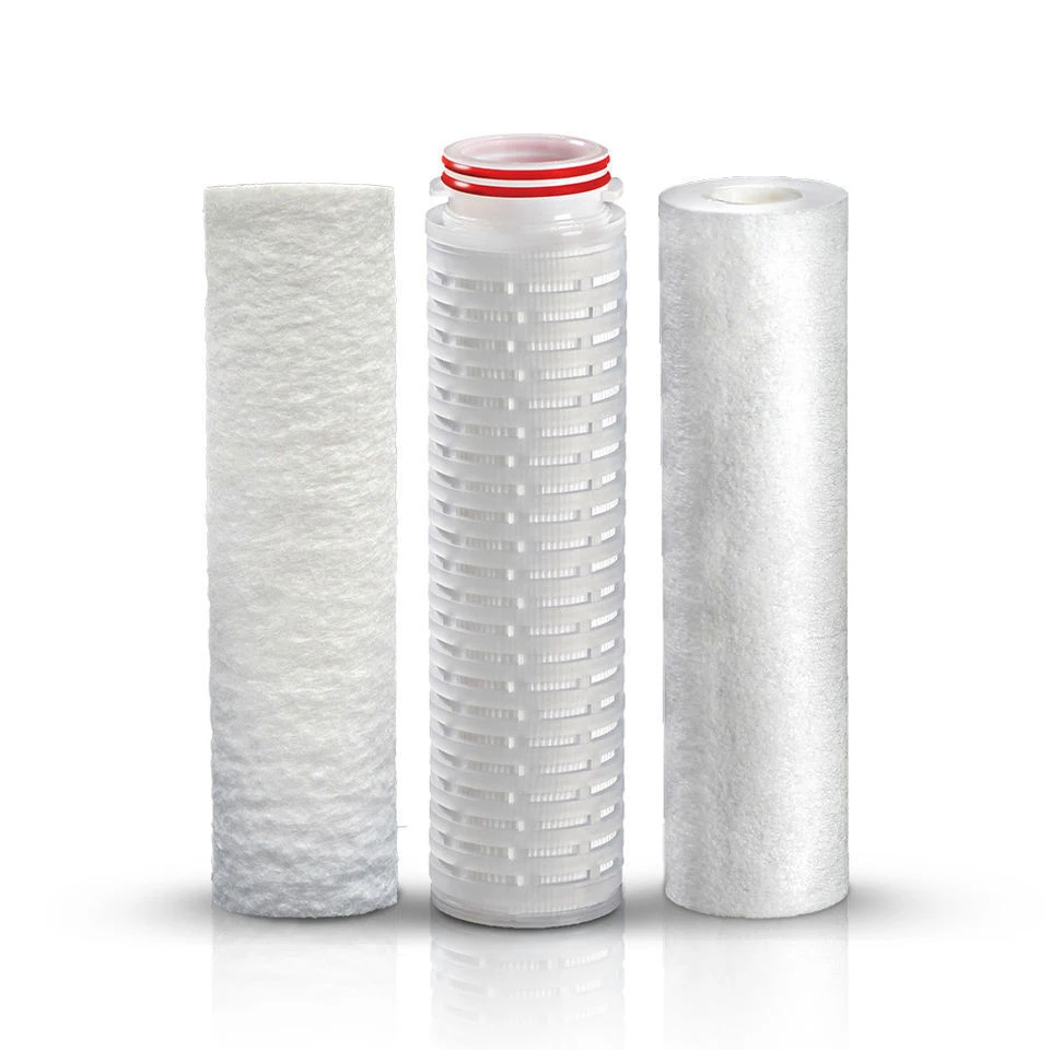 PP rolled filter cartridge Micron pleated filter cartridge PP pleated cartridge filter