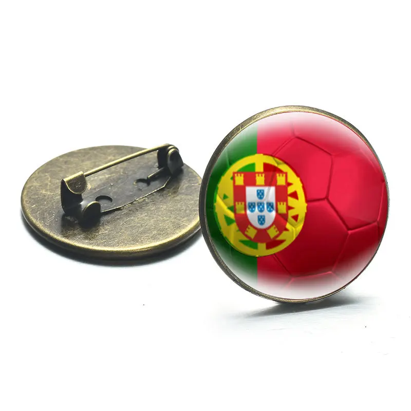 Custom Football Metal Pin Badge Football Commemorative Birthday Gift Metal Crafts With World Cup