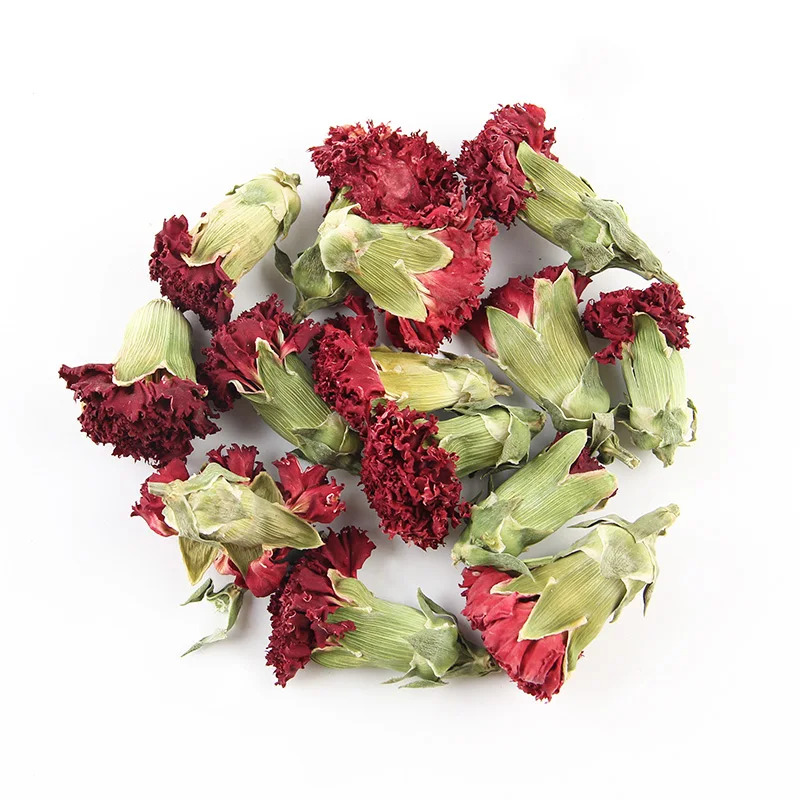 Factory Wholesale Bulk Natural Dried Carnation Flower Dried Carnation for Candle Bath Crafts DIY 100% Real Flowers
