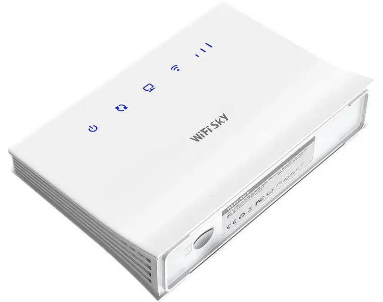 Беспроводной маршрутизатор wifisky стандарт RJ11 Volte VPN 300 Мбит/с 3G 4G LTE CPE Wi-Fi со слотом