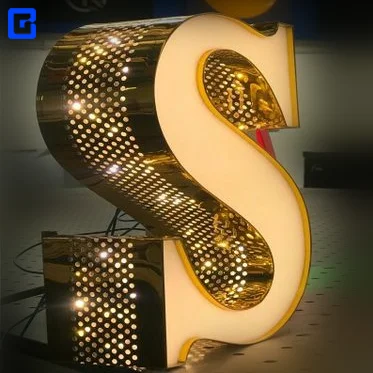 Custom factory 3d letter sign led channel letters alphabet luminous big led letters