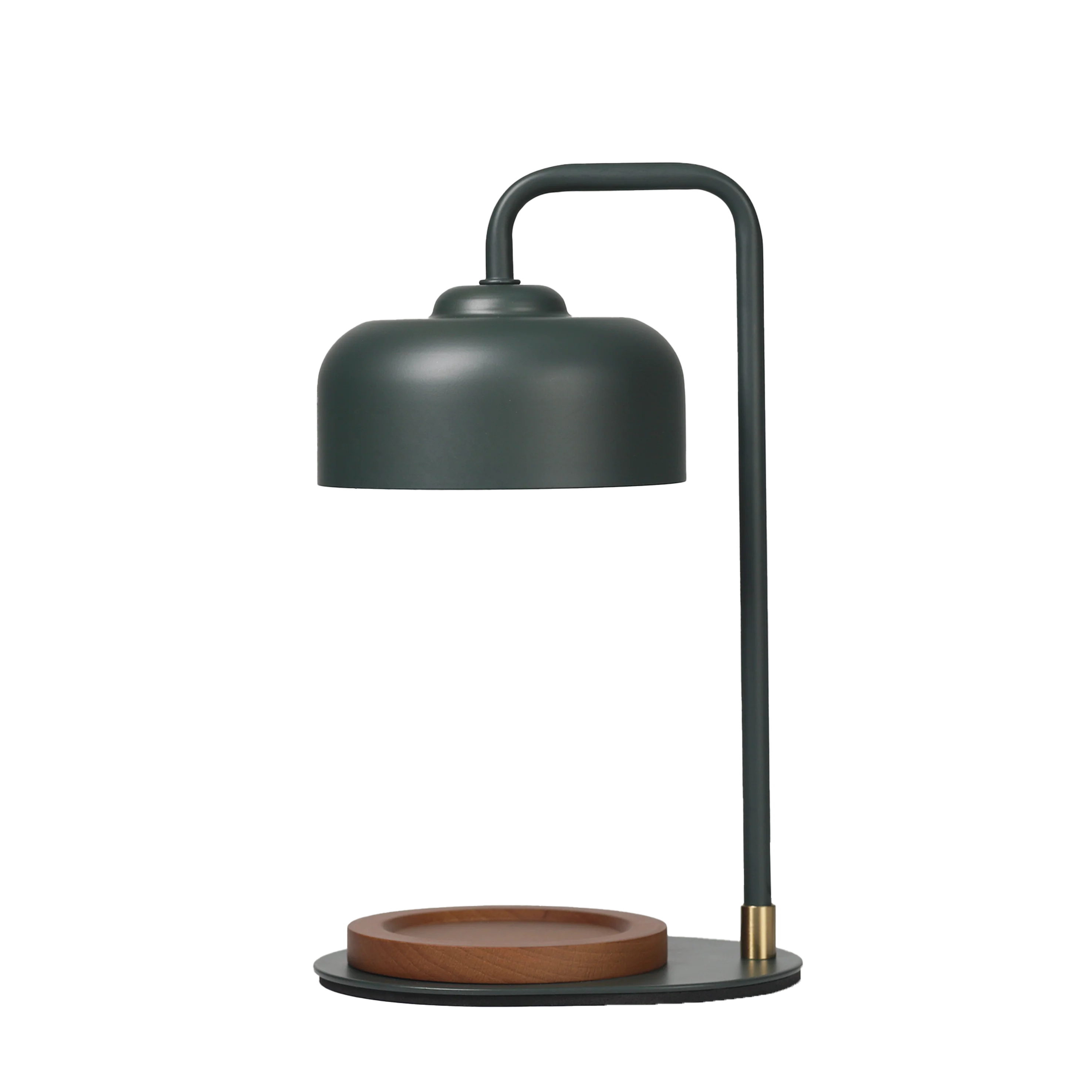 2024 indoor home decor Crown lampshade design metal fragrance Electric soy jar wax melts burner table lamp factory whole sale