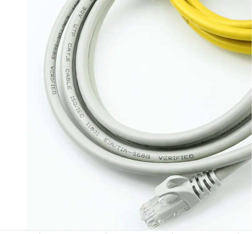 custom 24/26/28AWG HDPE high speed cat6 wire connector electric jumper / jumper wire specifications for network