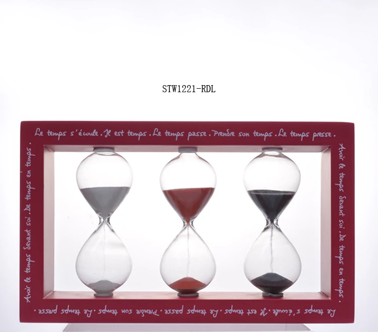 Factory directly sale Best selling 1 3 5 mins 3 in 1 wood sand timer tea timer for office home decoration