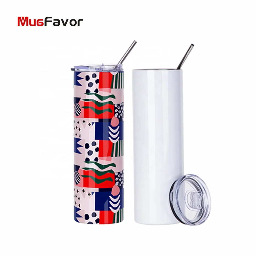 
Quality Wholesale 30oz Skinny Tumbler Custom Logo Double wall vacuum insulated Sublimation Tumbler blanks print by tumbler press 
