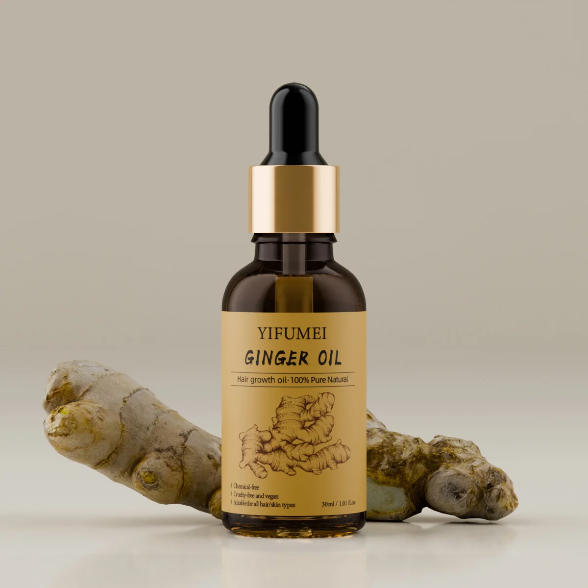 High Quality 100% Natural Prevent Baldness Hair Loss Treatment Ginger Care Oil Fast Growing Nourish Dry Damaged Rosemary Oil