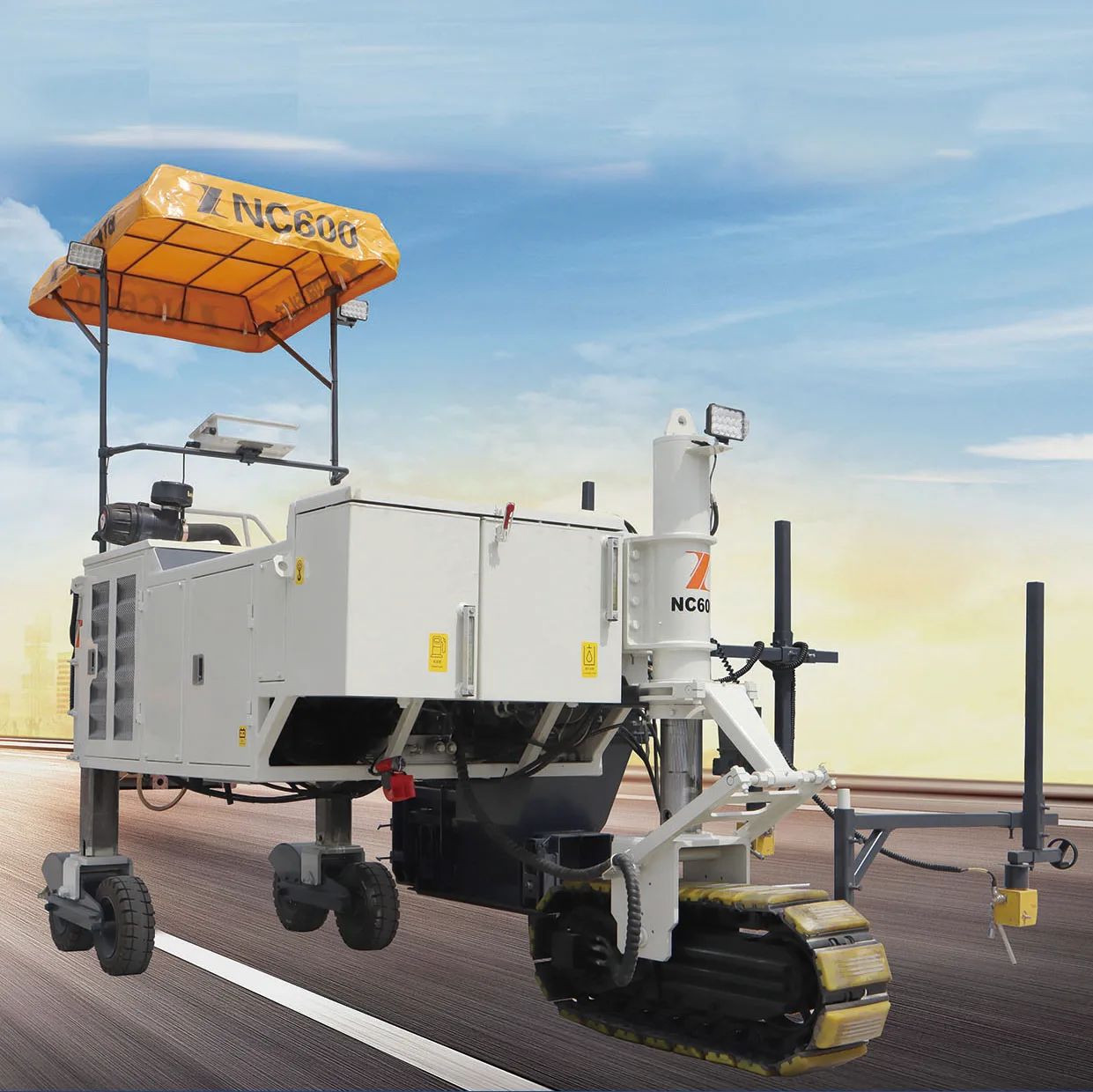 Road Concrete Curb Slipform Machine Kerb Stone Slipformer Making Machine