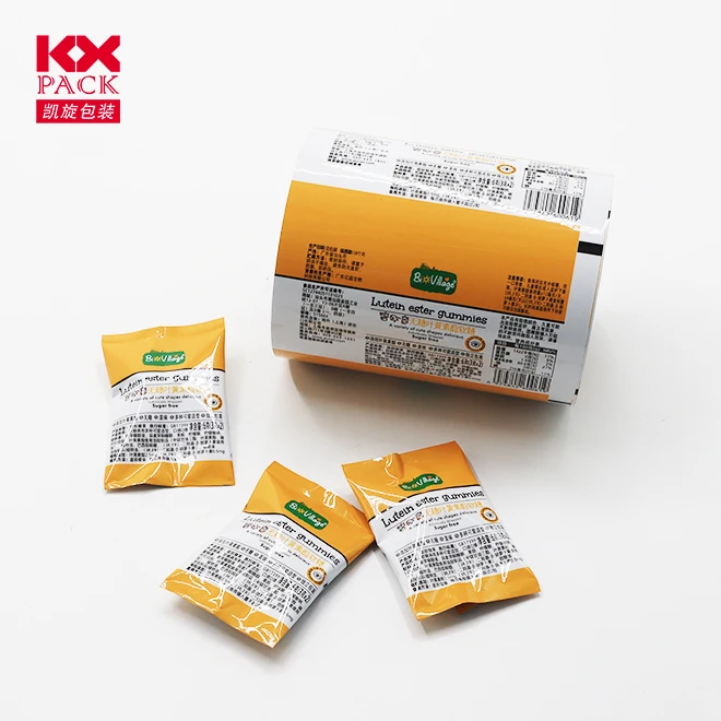 Packaging Printing Plastic Film Laminated Food Packaging Film Sachet Bags Printing Sachet Packaging Film For Gummy Candy