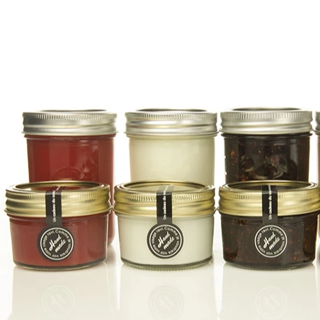 100mltransparent wide mouth mason caviar honey jar jelly food with screw lid