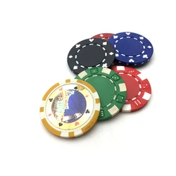 Custom Printed Plastic/Acrylic/Resin Poker Chips Set Pokerchips Token Board Game Counters Accessories