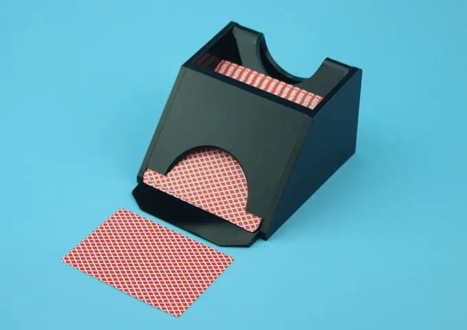 Casino quality  Baccarat Clear one deck Acrylic Poker Card Holder Dealer Shoe