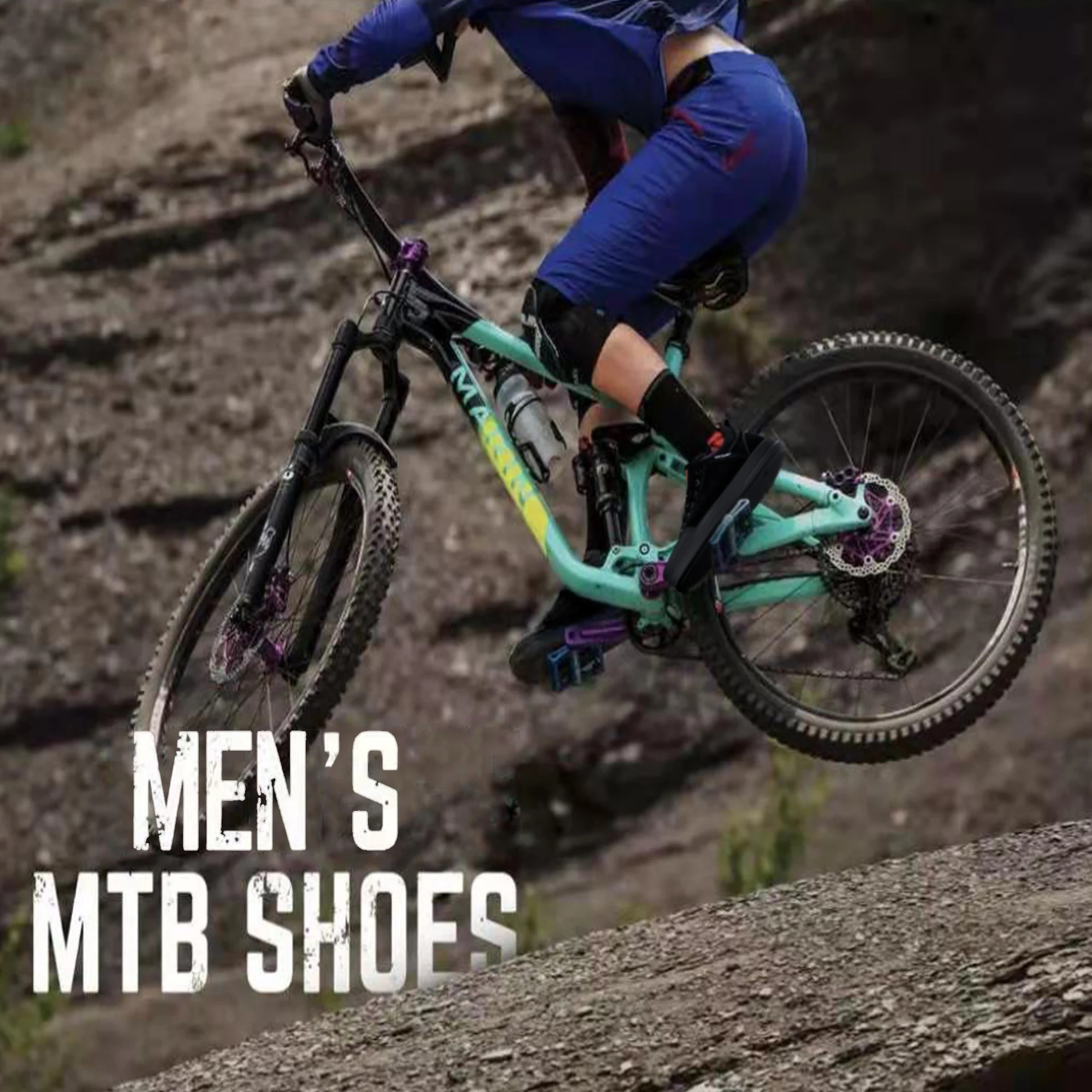 SANDUGO Mens MTB Mountain Bike SPD Cycling Shoes